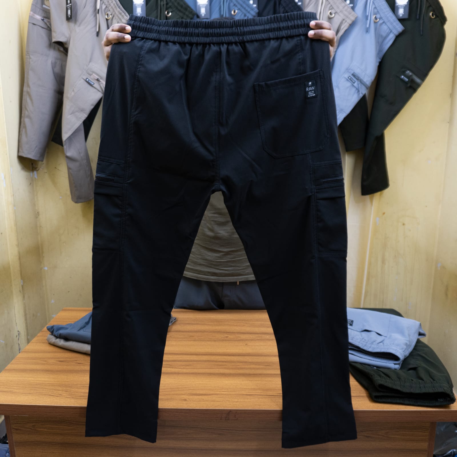 "ব্ল্যাক কালার" টাউজার G-STAR™ ব্র্যান্ড (কোড:46) - Image 3